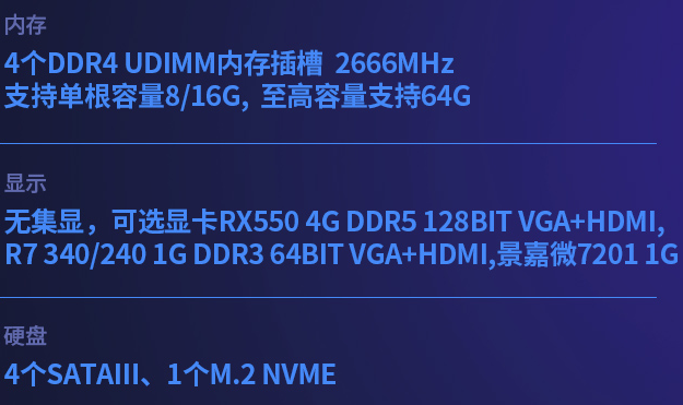 COM：8個COM口(2個RS232，2個RS232/422/4854個RS232(內(nèi)部引出))  　　USB:13個USB接口(4個USB2.0、4個USB3.2，2個USB3.0(可選內(nèi)部引出)3個USB2.0(內(nèi)部引出))  　　尺寸：320*331*180mm